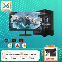 PC Gaming/Design E5/32GB/256GB/GTX-1050 Ti