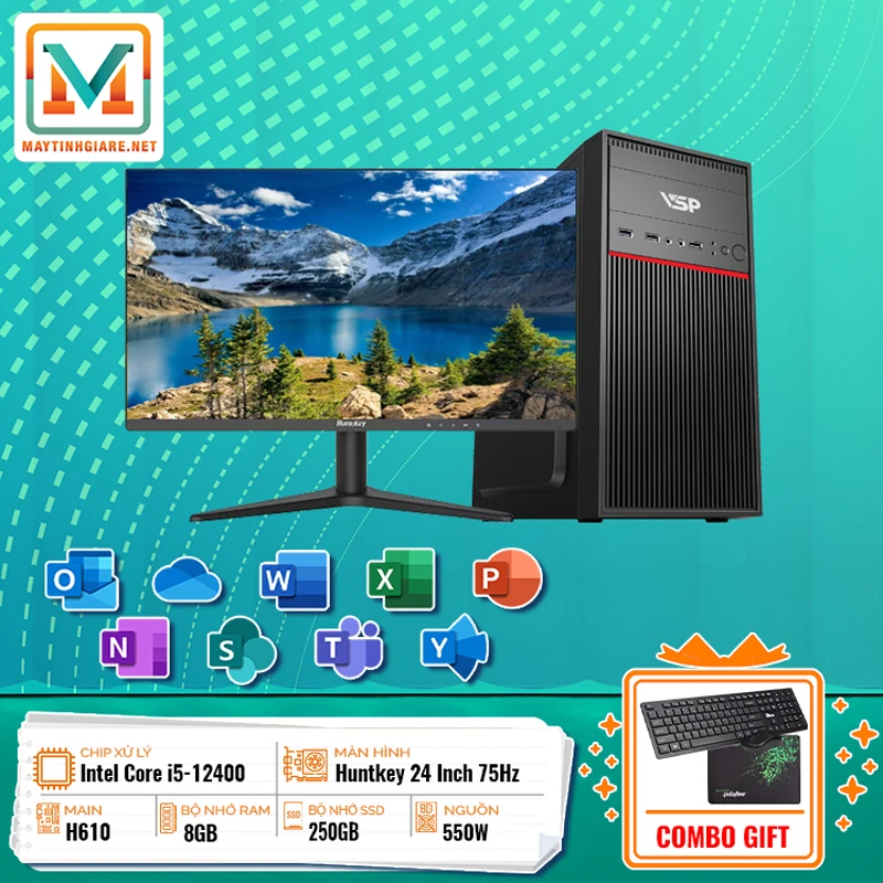 Máy Tính Văn Phòng i5/8GB/128GB 1 DOGR09 May Tinh Van Phong i58GB128GB