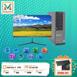 PC Dell i7/8GB/240GB - Tặng kèm màn hình