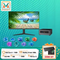 Máy Tính Văn Phòng Mini PC i3-7100U/8GB/256GB