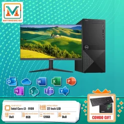 PC Dell i3-9100/8GB/120GB - Tặng kèm màn hình