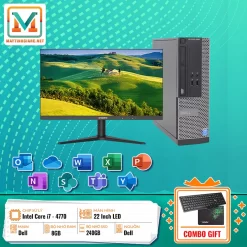 PC Dell i7/8GB/240GB - Tặng kèm màn hình
