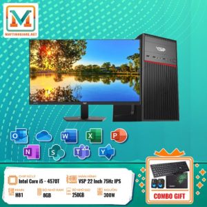 Máy Tính Văn Phòng i5/H81M/8GB/250GB