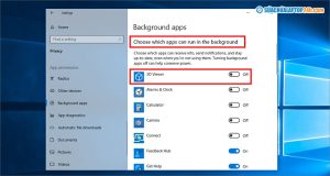 Hướng dẫn tắt ứng dụng nền trên Windows 10 & 11 Qua cài đặt hệ thống (Settings)
