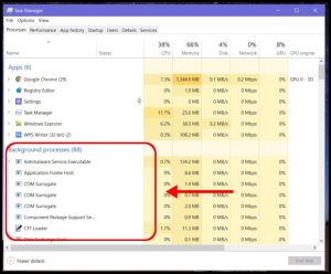 Hướng dẫn tắt ứng dụng nền trên Windows 10 & 11 Qua Task Manager
