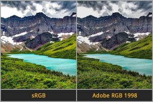 So sánh màn hình sRGB và Adobe RGB
