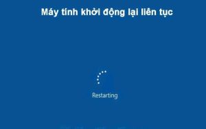 máy văn phòng hay tự reset